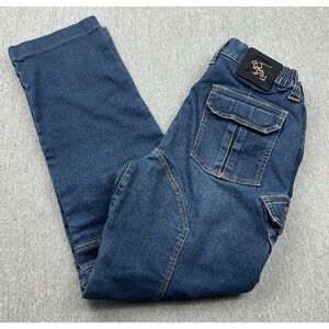 Skull Frog Tactical Utility Pants Medium Cargo‎ Jeans Workwear Knee Pads